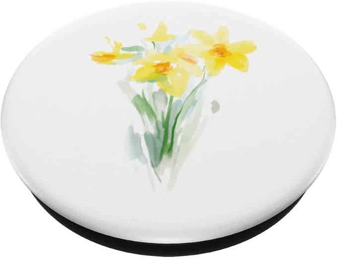 Yellow Daffodils PopSockets Swappable PopGrip