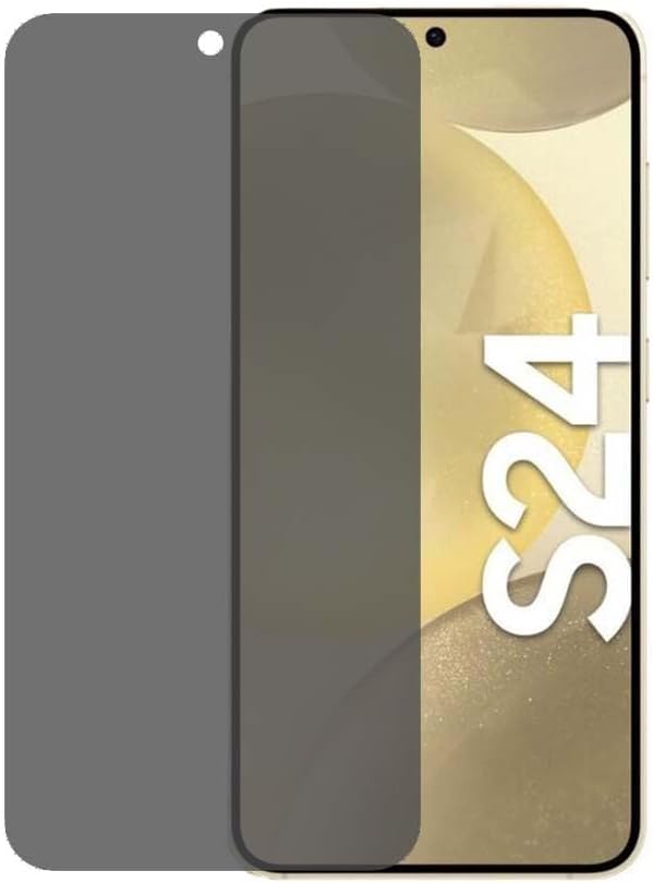 [2 Pack For Samsung Galaxy S24 Privacy Anti-spy Soft Film Screen Protector Fingerprint Unlock
