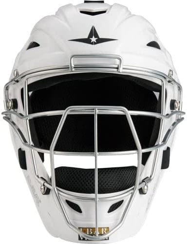 All-Star Catcher’s Gear Kit – Includes Helmet, Chest Protector & Leg Guards – Lightweight, Durable Baseball Protective Set, Meets NOCSAE