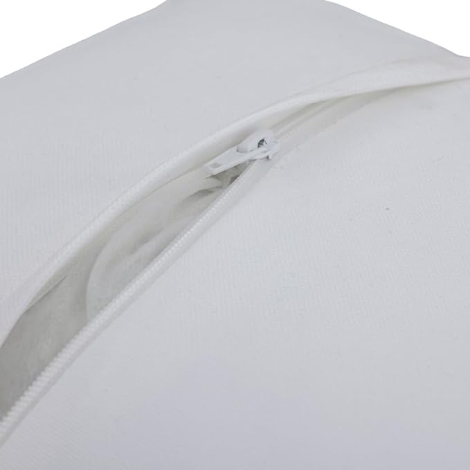 East Green 18 x 18 Waterproof Outdoor Pillow with Insert, Navy with White Piping- Premium Olefin Outdoor Accent Pillow for Patio Furniture