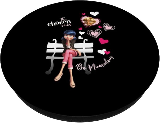 Miraculous Ladybug Charming Paris Adrien &amp Marinette PopSockets Swappable PopGrip