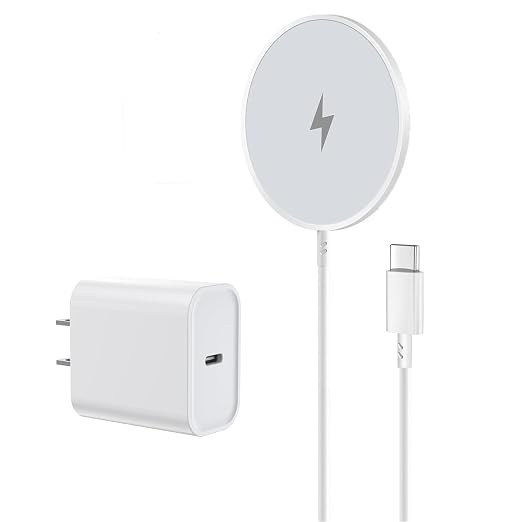 Magnetic Wireless Charger for iPhone 17 16 15 10FT Fast Phone Charging Pad | with USB C Wall Charger Fast Block For iPhone 17 Pro Max/17/iPhone 16 Pro Max/15/Plus/Pro/14/13/12 SeriesAirPods 4/3/2/Pr