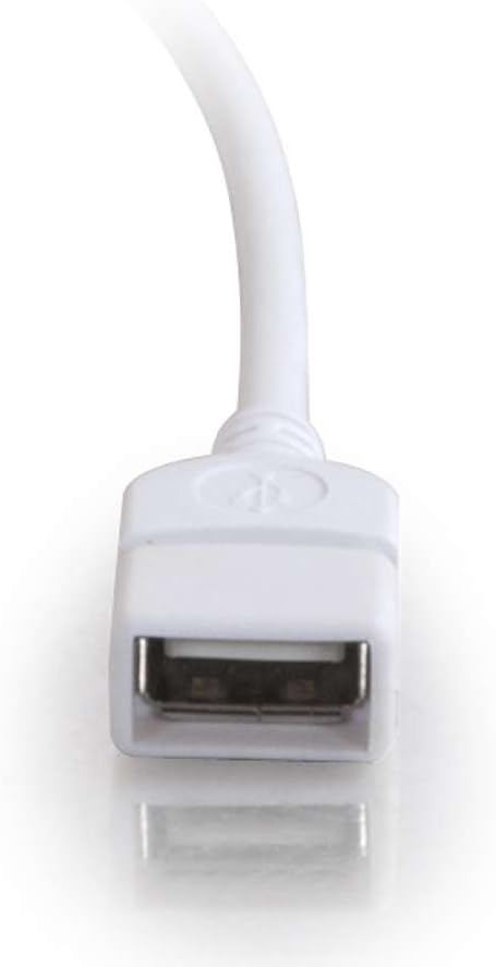 C2G 52107 USB A to A Long USB Extension Cable 6.56 Feet (2 Meters) Black (Pack of 2)