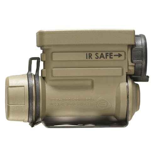 Streamlight 14510 Sidewinder 55-Lumens Compact II Military Flashlight with Helmet Mount in Box, Coyote