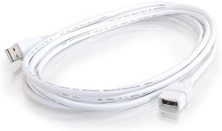 C2G 52107 USB A to A Long USB Extension Cable 6.56 Feet (2 Meters) Black (Pack of 2)