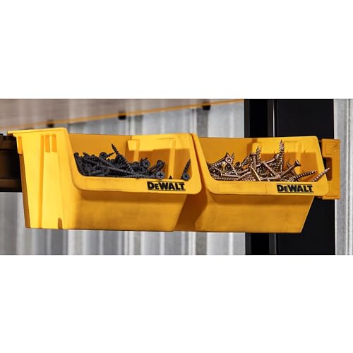 DEWALT Plastic Bins, 10lb Capacity, DEWALT Workshop Storage System Compatible (DWST82813) - size: Pack of 1