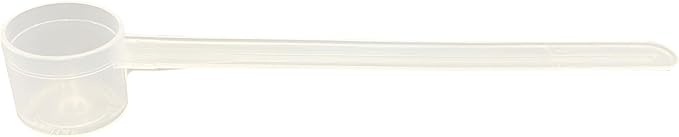 Supplement and Supply 48 mL (48 CC | 1.62 Oz.) Long Handle Plastic Measuring Scoop for Coffee, Protein Powder, Pet Food, Spices, Grains, Dry Goods – Food-Grade BPA-Free (Pack of 5)
