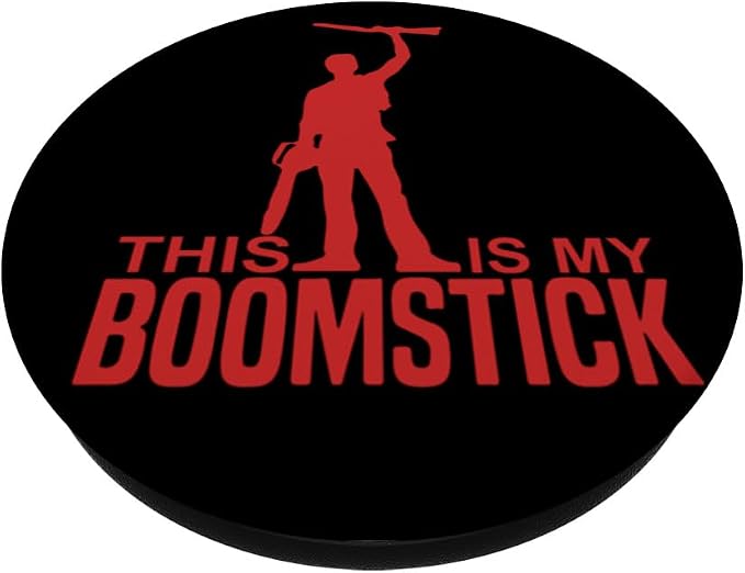 This Is My Boomstick Shotgun Chainsaw Dead Evil PopSockets Adhesive PopGrip