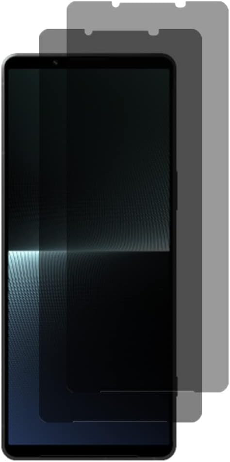 [2 PACK Anti-spy Anti-Scratch 9H-Hardness Easy to Install Privacy Protective Glass Screen Protector for Sony Xperia 1 V 2023