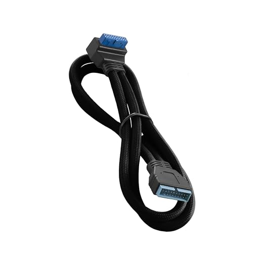 CableMod ModMesh Sleeved Internal USB 3.0 (Black 50cm)