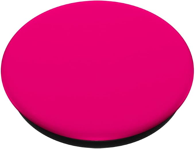 Hot Pink Magenta Bright Cute Color Gift for Girls PopSockets PopGrip: Swappable Grip for Phones &amp Tablets PopSockets Adhesive PopGrip