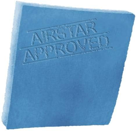10 Feet of Blue and White Air Filter Media Roll, MERV6 Polyester Media