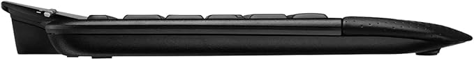 Logitech MK710-RB Desktop Wireless Keyboard/Mouse Combo, Hyper-Fast Scrolling Wireless Mouse USB, Keyboard with LCD Dashboard, Long Battery Life, Black (Renewed)