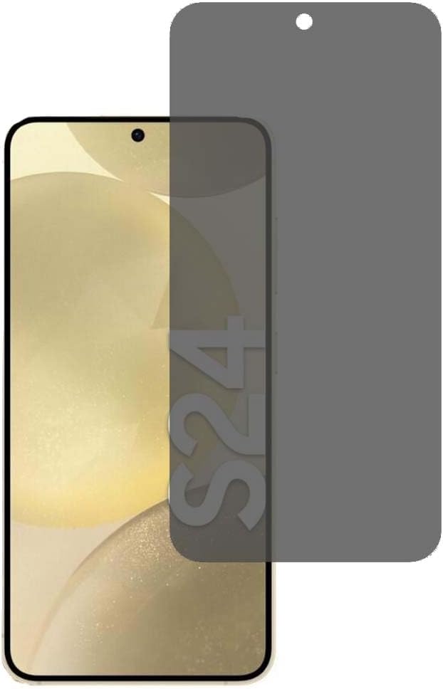 [2 Pack For Samsung Galaxy S24 Privacy Anti-spy Soft Film Screen Protector Fingerprint Unlock