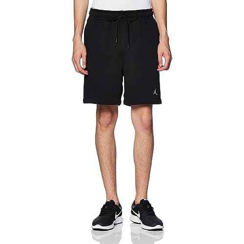 Jordan Brooklyn Fleece Men's Shorts Size - Large Black/White
