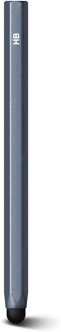 elago Premium Aluminum Hexa Stylus Pens for All Touch Screen Tablets | Soft Touch Pen-Point Precise Touch and Control Extra Rubber Tip Included Ergonomic Grip Comfortable Grip (Black)