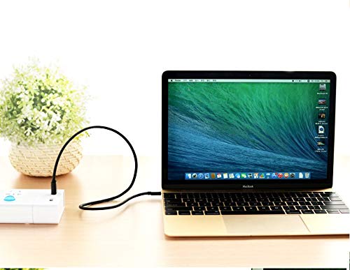 USB 3.0 Type-C Fast Charging and Data Cable Compatible with LG 34WQ650-W! (18W Black 1M 3.2ft)
