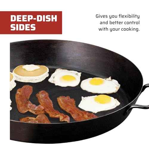 Camp Chef SLJ20 20" Lumberjack - Seasoned Steel Skillet