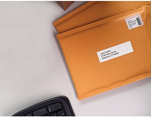 DYMO 30253 LW Mailing Address Labels, 2-up, for LabelWriter Label Printers, 1 roll of 700