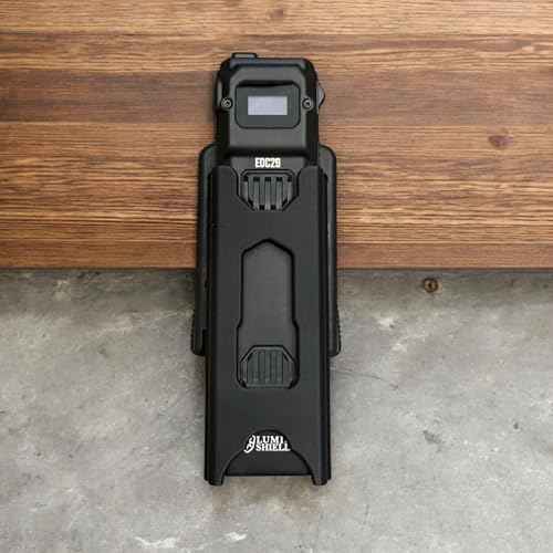 Clip & Carry EDC Belt Holster for The NITECORE EDC29 Tactical Flashlight - Secure Fit, Quick Draw Access, Lightweight EDC Holster - Flashlight not Included