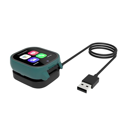 JADTILXY Portable Charger Dock Compatible with Cosmo JrTrack 5/4 / 3/2 Kids Smart Watch, Charging Directly While Wearing Protective Cases, Replacement Charging Cable Stand JrTrack 5 Accessories