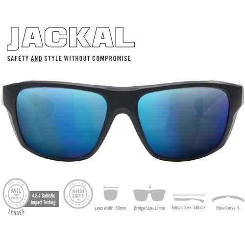 Vortex Optics Jackal Sunglasses | UV Protection, Polarized, Ballistic Rated | Unlimited, Unconditional Warranty