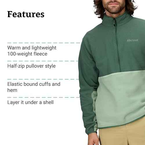 MARMOT mens Rocklin 1/2 Zip