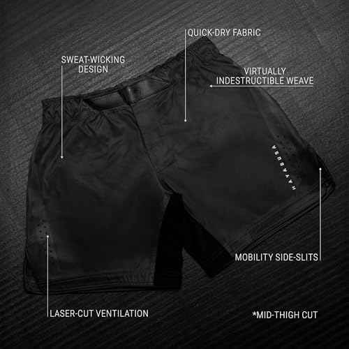 Hayabusa Men's Core Mid-Thigh Fight Shorts
