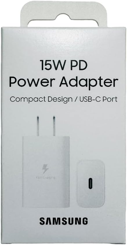 Samsung 15W Wall Charger Type C Only (Cable not Included) International Model - White EP-T1510NWEGCA