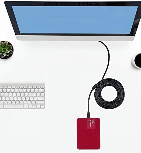USB to USB Cable Male to Male 20 ft Long USB 3.0 Cable A to A for Data Transfer Hard Drive Enclosures Printer Modem Cameras