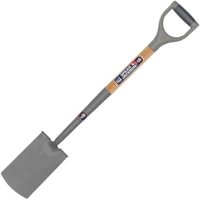 Spear & Jackson 1184NB Neverbend Carbon Steel Treaded Border Spade
