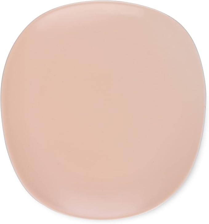 Stone Lain Delilah Dinner Plate 6-Piece Dish Set, Porcelain, Peach