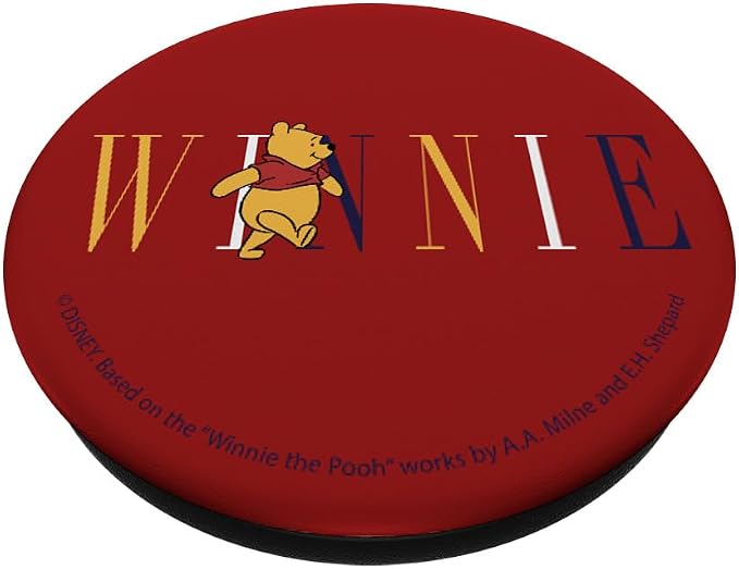 Disney Winnie The Pooh Winnie Text PopSockets Adhesive PopGrip