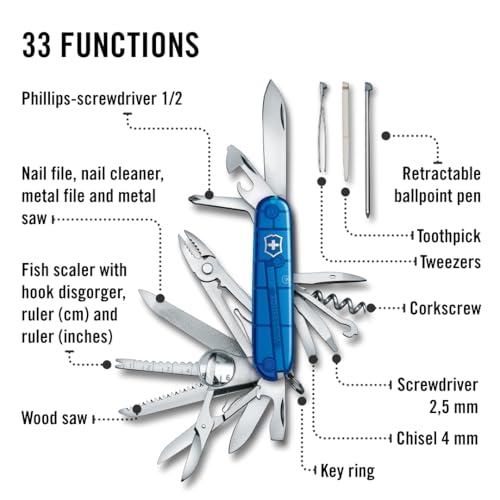 Victorinox Swisschamp Multi-Tool (Sapphire), 91mm