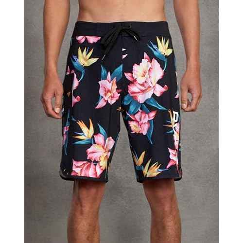 RVCA Men's Standard 4-Way Stretch Fixed Waist 20 Inch Boardshort