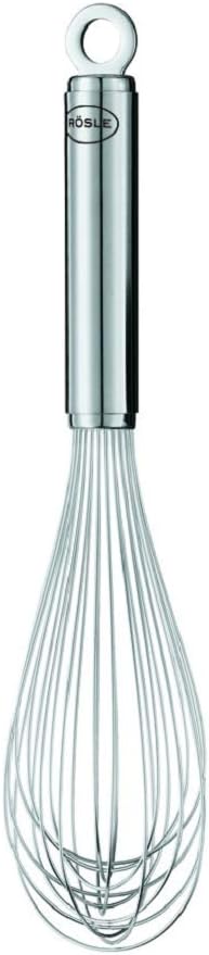Rösle Stainless Steel Balloon Egg Whisk, 14 Wire, 12.6-inch, silver (95611)