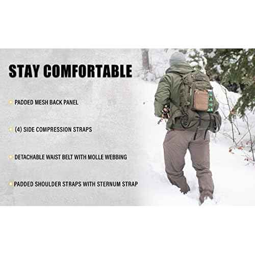 CONDOR Venture Pack - Tactical Backpack - Military, Survival, First Responders - Laptop Sleeve