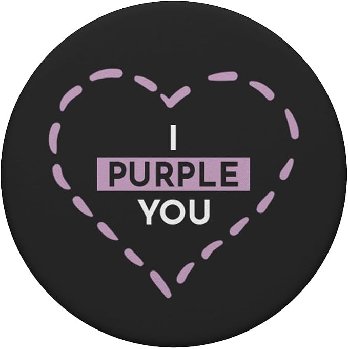 I Purple You Phone Grip Design for Kpop Fans PopSockets Adhesive PopGrip