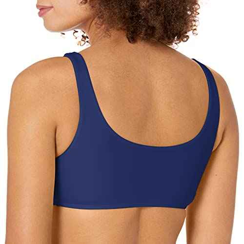 Body Glove Women's Standard Smoothies Gwen Solid Back to Front Bikini Top Swimsuit