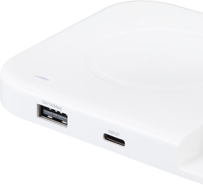 Wireless Charger Stand with 15W High Speed Charging for Phone Earphone Safe Design
