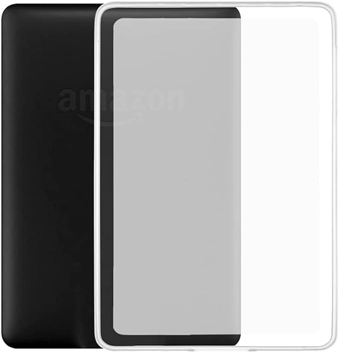 Clear Case for All-New Amazon Kindle Fire Max 11 Tablet (13th Generation 2023 Release) 11 Slim Lightweight Shell Transparent Soft TPU Back Shockproof Crystal Reinforced Corner Cover Clear