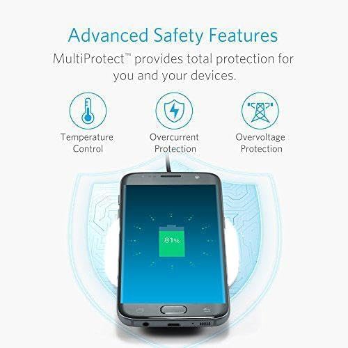 Wireless Charger Fast 7.5W and 10W Compatible with Google Pixel 9a Charging Pad Slim