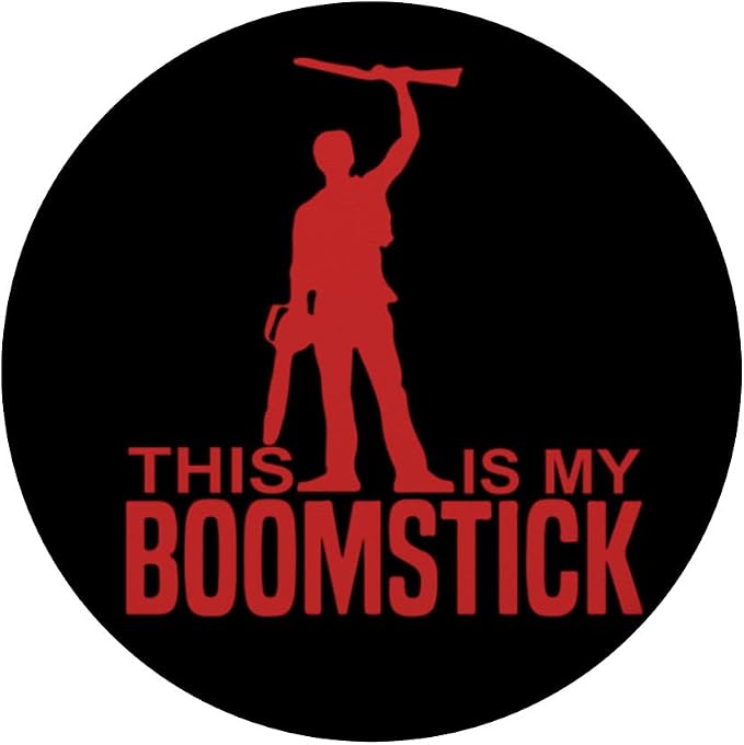 This Is My Boomstick Shotgun Chainsaw Dead Evil PopSockets Adhesive PopGrip
