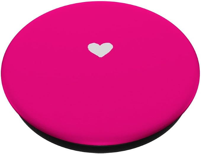 Hot Pink Heart PopSockets PopGrip for MagSafe