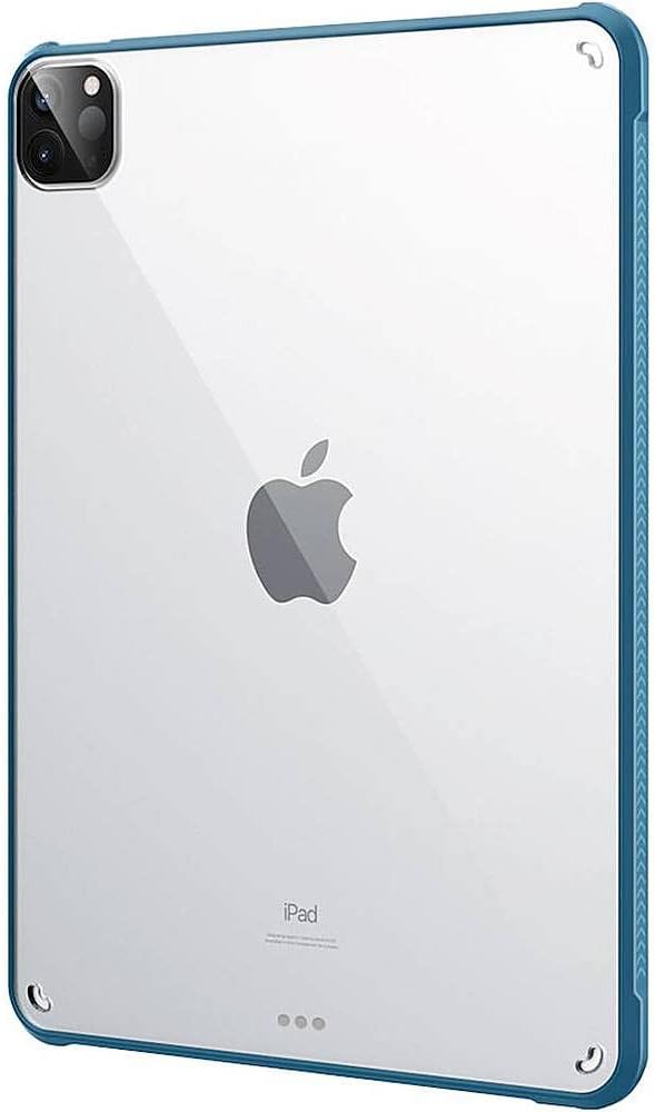 SaharaCase Hard Shell Case for Apple iPad Pro 11 (3rd Generation 2021 &amp 4th Generation 2022) [Shockproof Bumper] Rugged Protection Antislip Cover (Clear Black)