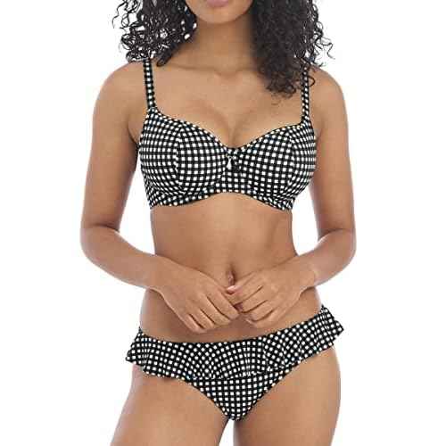 Freya Women's Check in Underwire Sweetheart Bikini Top