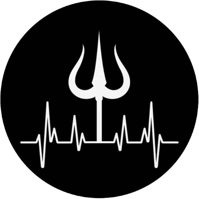 Shiva Heartbeat Hindu Hinduism India Ganesha Religion Vishnu PopSockets Swappable PopGrip