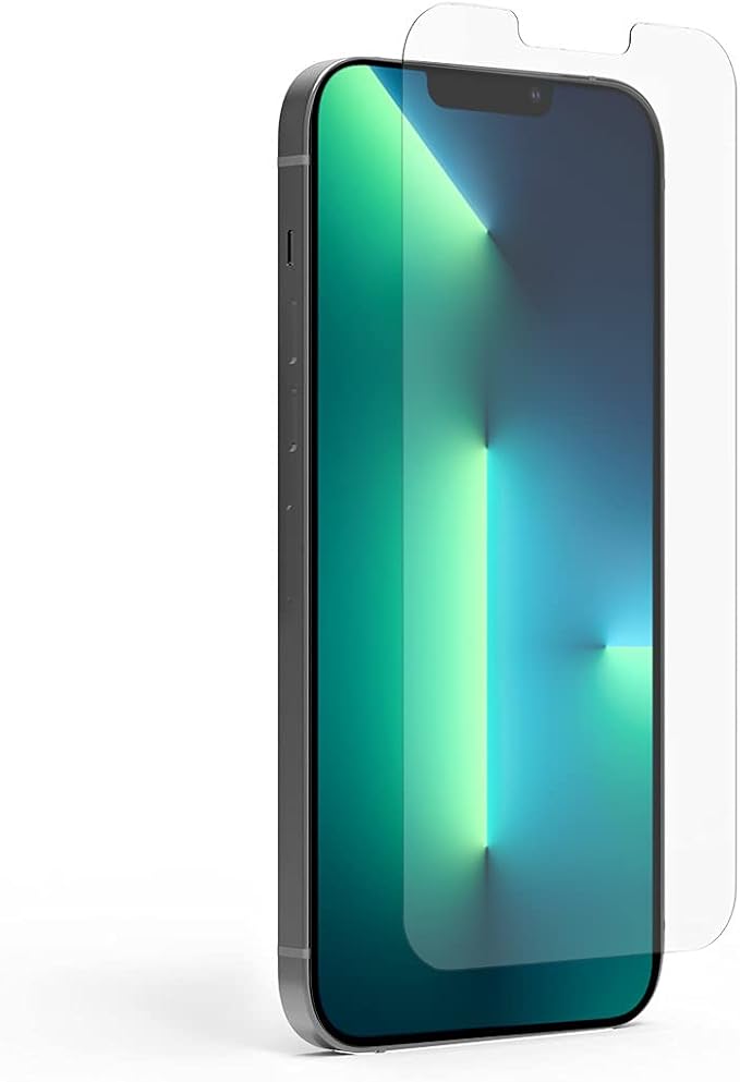 PureGear Maximum Clarity HD Tempered Glass Screen Protector for Apple iPhone 13 Pro Max (2021) Touch + Precision Case Friendly Fit Lifetime Replacement (Self Alignment Installation Tray included)