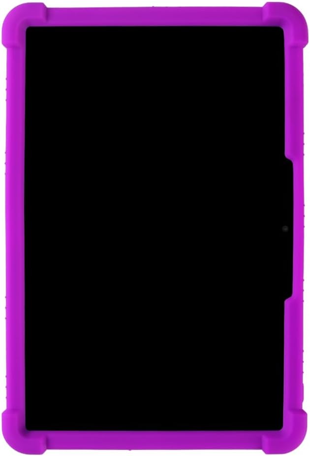 Case for BYYBUO A10_L 10.1 inch Tablet - Lightweight Silicone Stand Case Cover + 1 Random Color Stylus (Black)