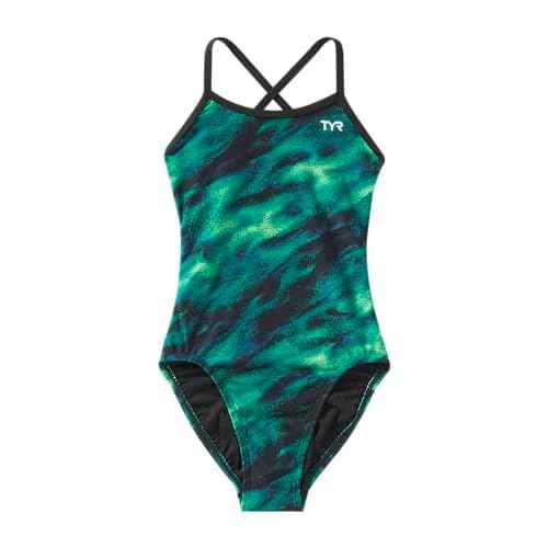 TYR Girls' Trinityfit Durafast Elite One Piece Swimsuit